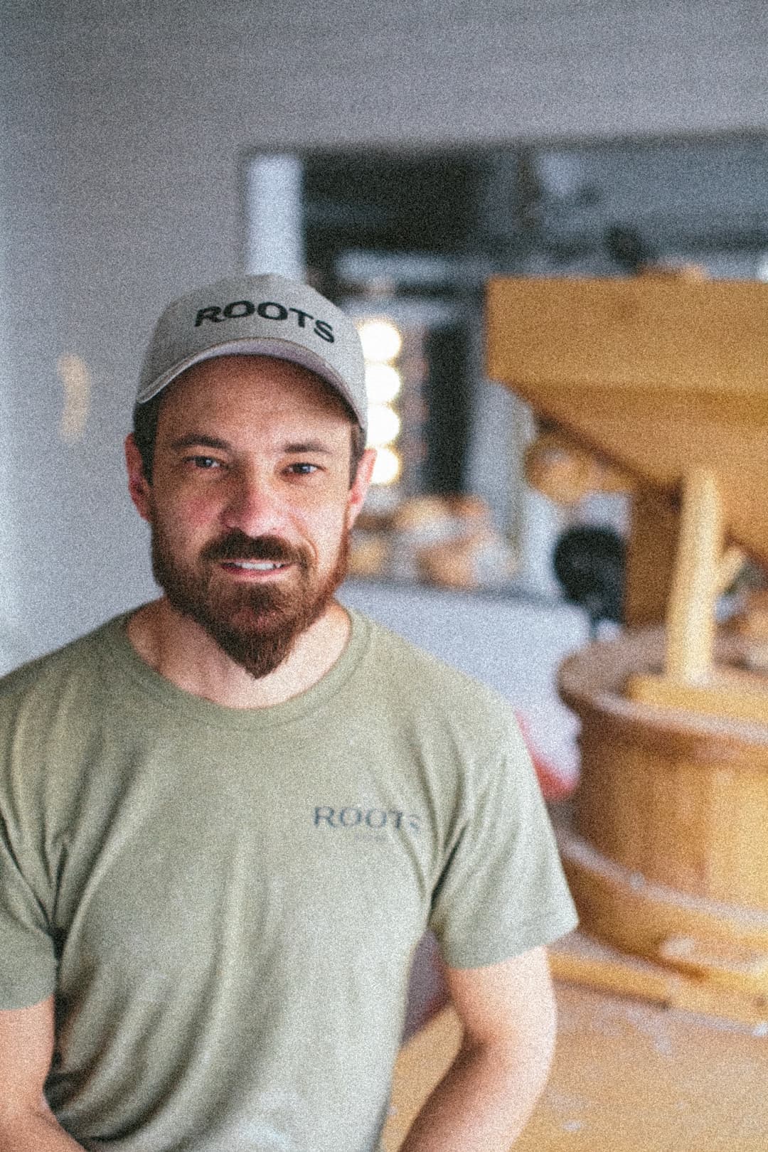 Mixing dough in the bakery