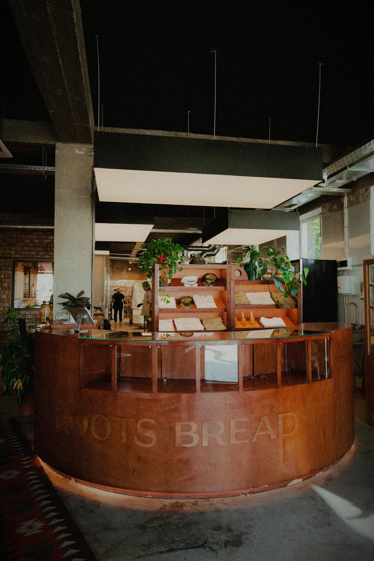 Roots Bread bakery storefront in Bishkek